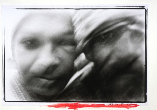 Sheila et Raju dans une rue de Bombay en 2018