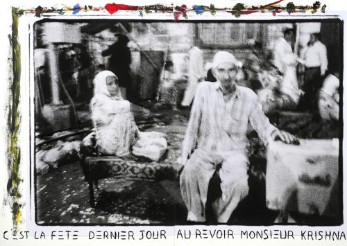 Monsieur Krishna forain sur une avenue de Bombay en 2018