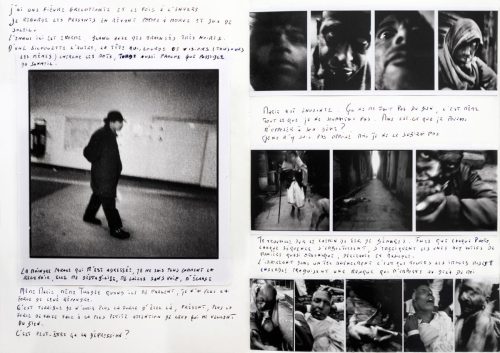 Virée dans le metro et mise en forme de mon travail photographique en Inde.